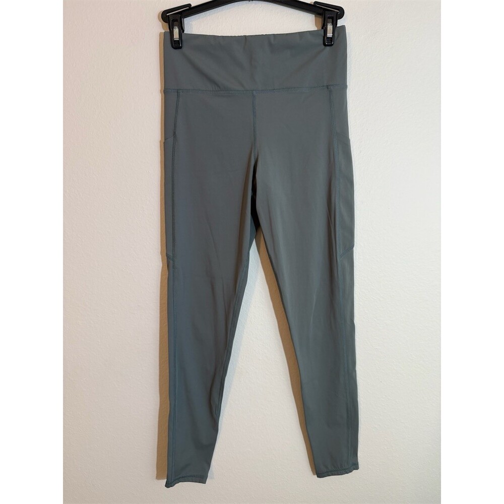 Vuori The Rise The Shine Leggings Womens XS Green-Gray High Rise Pockets